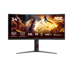 AOC CU34G4Z Ívelt Gaming 240Hz  34" 3440x1440 monitor 131109414 - AOC
