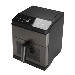 Frytkownica beztłuszczowa Aiwa AFR-8000 Kumadai, 8L, widok pod kątem - Piekarnik na gorące powietrze