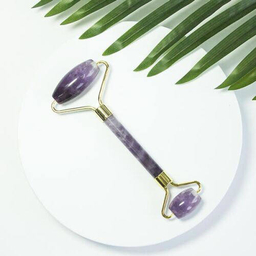 Nyugodt, ránctalanító ametisztekkel teli arcmasszírozó henger 131109580