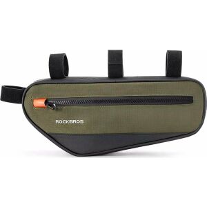 Torba Rockbros 30120079001 rowerowa na ramę 1,7 l - zielono-czarna 131118555 - Fahrradtaschen