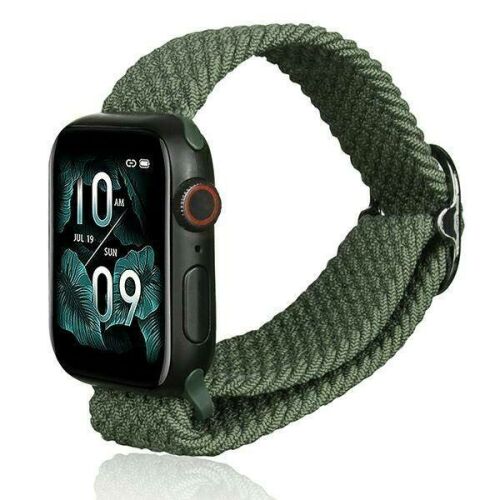 Beline zöld textil Apple Watch szíj 42/44/45/49 mm