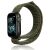 Pasek nylonowy Beline Khaki do Apple Watch na smartwatchu