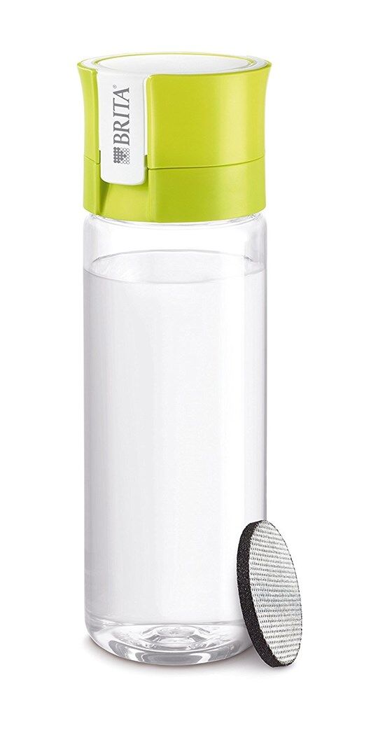 fill&go Vital "fresh lime" 0,6 Liter (transparent/limette, mit Wasserfilter)