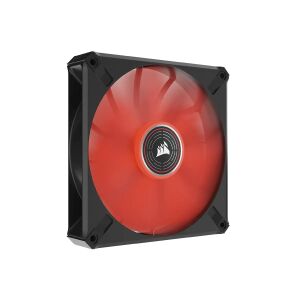 iCUE ML140 ELITE Red Premium 140x140x25 (schwarz/rot, Einzellüfter, 140 mm) 131124392 - PC-Ventilator