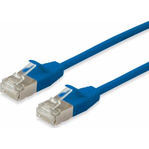 Equip Patchcord Cat6A F/FTP 2xRJ45 20.00m Niebieski Slim LSZH 131131081 - Kabel FTP