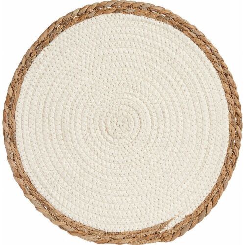 Suport Protecție pentru Masă Alb/Maro 35 x 1 x 35 cm Natural Alb 131131113