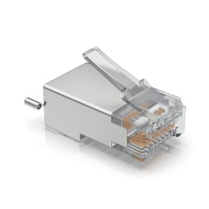 Conector Ubiquiti UISP STP RJ45 /Cat5e / 8p8c / cablu / placat cu aur / AWG24 131131433 - Conectoare UTP