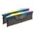 Corsair Vengeance RGB, DDR5-5200, CL40, AMD EXPO - 32 GB Dual-Kit, Grau 131133013