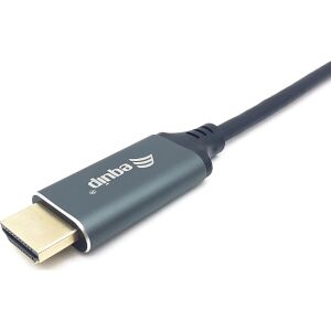 Equip adapter USB-C -> HDMI 4K60Hz 1.00m czarny 131134668 - Equip Kabel HDMI