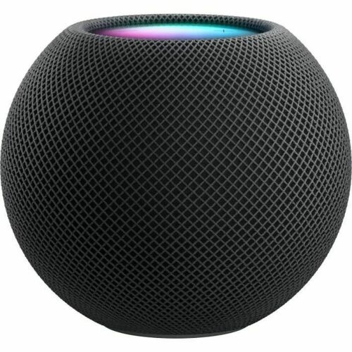 Apple HomePod mini Grau, Smart Speaker schräge Ansicht