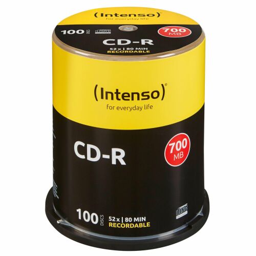 CD-R INTENSO 1001126 52x 700 MB (100 uds) 139525675