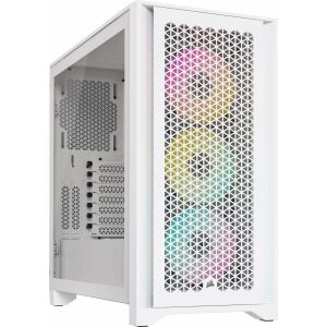 iCUE 4000D RGB AIRFLOW True White (weiß, Tempered Glass) 131140788 - Computergehäuse