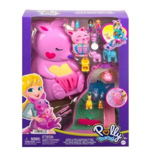 Polly Pocket Kompaktowa torebka Kangurki GKJ63 HKV50 MATTEL 131144753 - Mattel