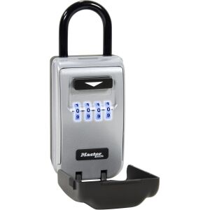 Master Lock 5424EURD Schlüsselsafe mit Zahlenschloss, graues Metall - Sicherheitstresore