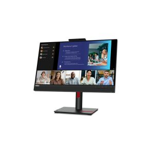 Lenovo ThinkVision T24V-30 23,8 Zoll Monitor mit integrierter Webcam für Videokonferenzen - Peripheriegeräte