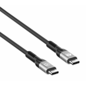 Manhattan 356374 USB4 Gen 3x2 USB-C auf USB-C Kabel, 1 Meter - Manhattan