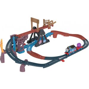 Fisher Price Tomek i Przyjaciele Megazestaw Kryształowa Jaskinia HMC28 131158652 - Pociąg, element kolejowy, autostrada