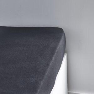 Dopasowane dolne prześcieradło TODAY Jersey Antracyt 160 x 200 cm 131159158 - Tekstylia domowe