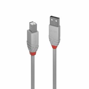 Kábel Micro USB LINDY 36685 Čierna Sivá 131160132 - USB káble