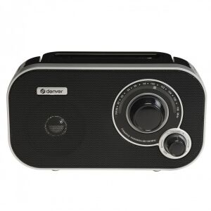 Fața radioului AM/FM Denver TR-51BLACK - Denver Radiouri