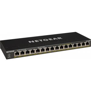 Netgear GS316P-100EUS 16-Port Gigabit Ethernet Unmanaged PoE+ Switch - Netgear