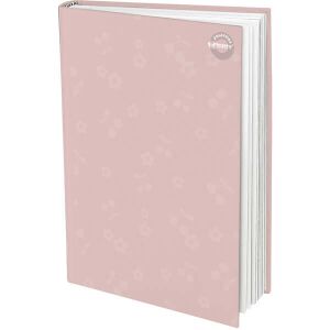 Keményfedeles notesz/napló - vonalas A5 - púder rózsaszín 131174193 - Napló