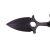 IdeallStore® Taktisches Jagdmesser, Spear Trap, 8 cm, schwarz, Scheide mit Gürtelclip 136128950