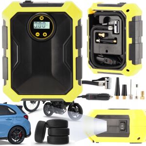 12V 100W digitális autós kompresszor LED világítással 139874552 - Kompresszor