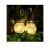 Napelemes LED lámpa - 20 meleg fehér LED, 12 x 12 x 14,5 cm 135964816