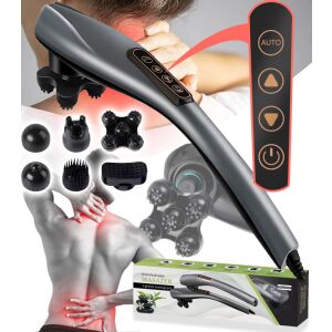 Multifunkciós kézi elektromos vibrációs masszírozó 6 cserélhető fejjel, mélyizom és cellulit kezelésre 131267160 - Masszírozó gép
