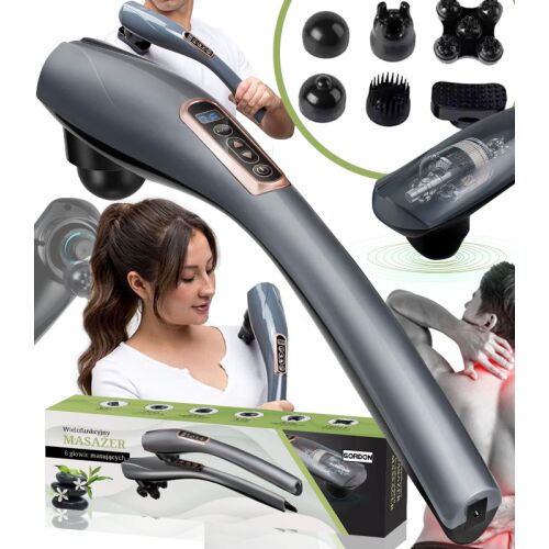 Vezeték nélküli multifunkciós masszázskészülék LCD kijelzővel és 6 masszázsbeállítással 140720854