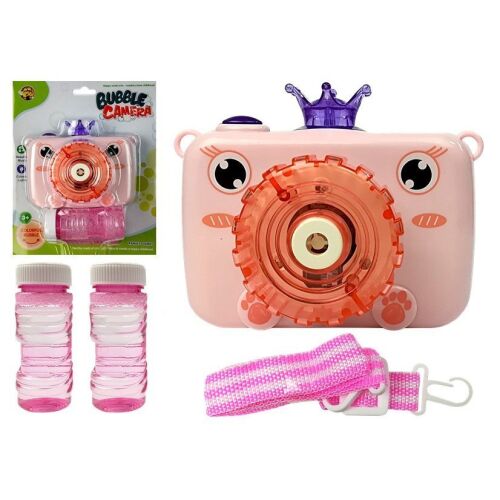 Colaj cu camera roz cu bule Szabad, soluție pentru bule și curea