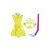 Kit scufundări mască galbenă, labe de înot, tub Bestway 25039 135996438