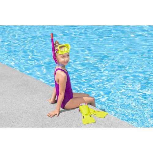 Комплект за гмуркане Жълта маска, плавници, тръба Bestway 25039 135996438