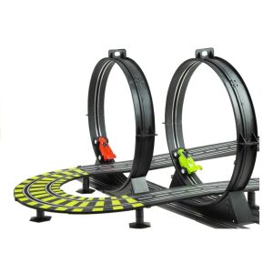 Sekcja pętli toru wyścigowego Carrera z samochodami F1 - Figura, DIY, Pojazd zdalnie sterowany, Deskorolka elektryczna, Zabawkowy karabin, nabój, Samochód do gier, Autostrada i parking i Figurka bajkowego bohatera