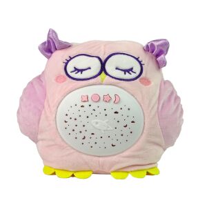 Színes Csillagprojektoros Bagoly Plüss Játék Zenével