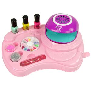 Sada lakov na nechty, nálepky na sušičku nechtov s trblietkami