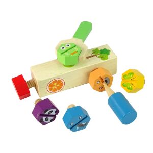 Fa Csavarhúzó és Csavarok Játékkészlet Gyerekeknek