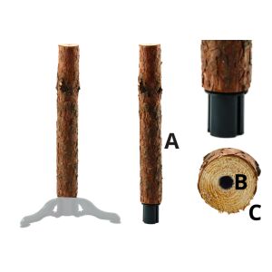 Négylábú fa karácsonyfafa tartó állvány