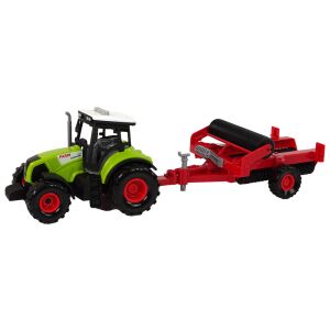 Dječji traktorski kultivator svijetli i zvuči zeleno 146132957 - Lean Toys