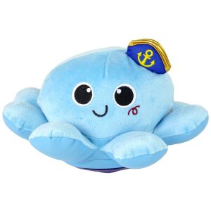 Flean Toys Gyrate Octopus - Niebieska muzyczna i świecąca pluszowa zabawka - Interaktywny pluszak