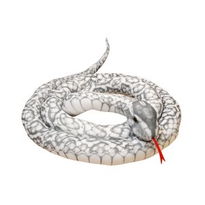 Szürke Plüss Kígyó Maskot 110 cm