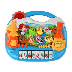 Pianinko-Bildungstafel zum Englischlernen mit Dorfthema-Tieren 136022026 - Musikinstrumente zum Spielen