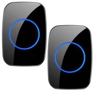 Vízálló vezeték nélküli csengő 25 dallammal és két vevőegységgel