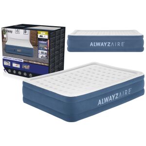 Bestway AlwayzAire antibakteriális felfújható matrac, 203 x 152 x 46 cm, beépített kettős pumpával 139925848 - Bestway