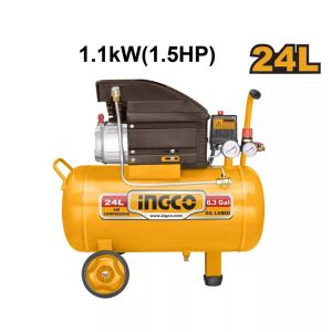 INGCO 24L 8 bar légkompresszor, 1,1kW, olajkenésű - INGCO