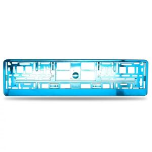 Türkiz fémezett autó rendszámtábla tartó - Rendszámtábla tartó