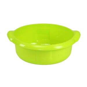Bol plastic verde Domotti Sara cu manere, 26cm - Boluri