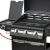 Home GRG01 Gasgrill, 3 Hauptbrenner, 1 Seitenbrenner, 3,2 kW pro Brenner, mit Druckregler-Bausatz 131338423