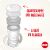 Bájos itató pohár  Mini Magic NUK Cup Night 160 ml pink 131518878